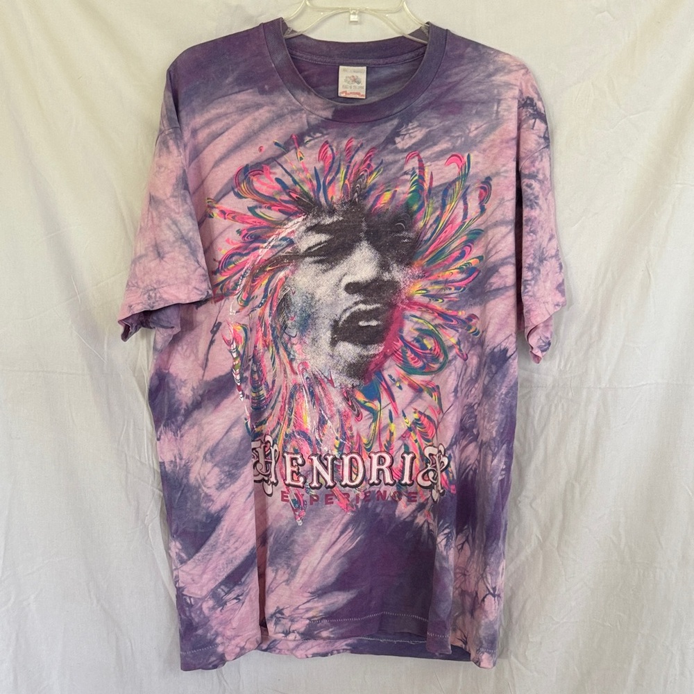 Vintage Jimi Hendrix Purple Tie-Dye Tee Shirt